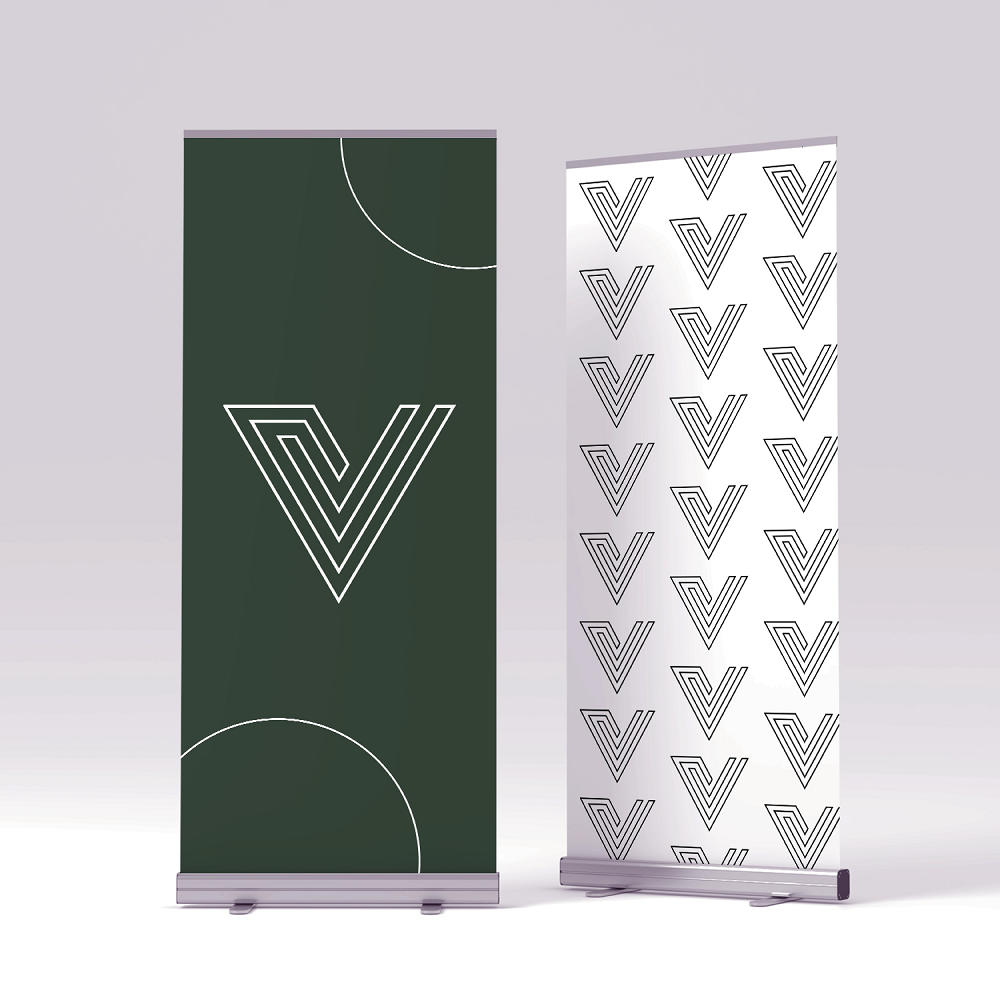 Roll up banner and pop up banner