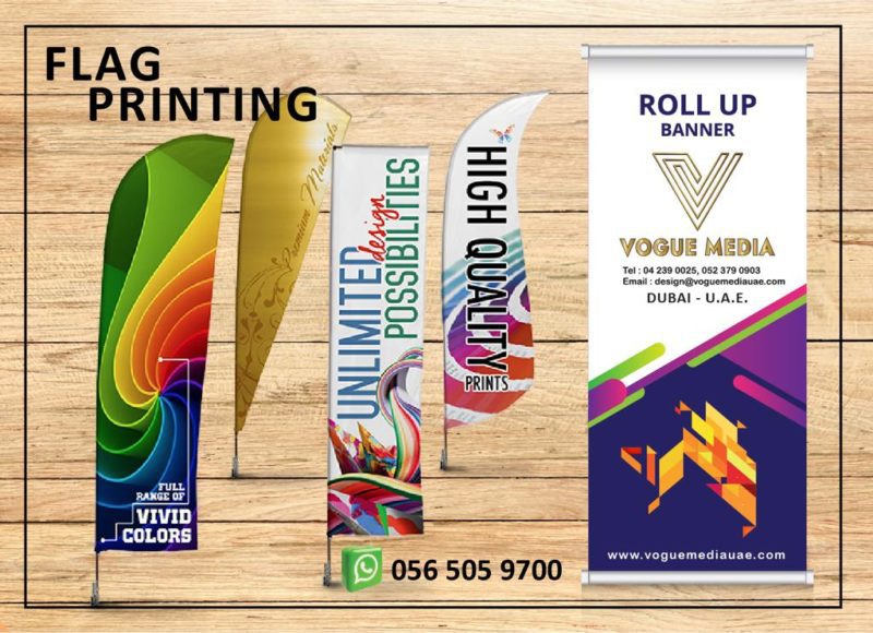 Flag Printing and Rollup Prints in uae